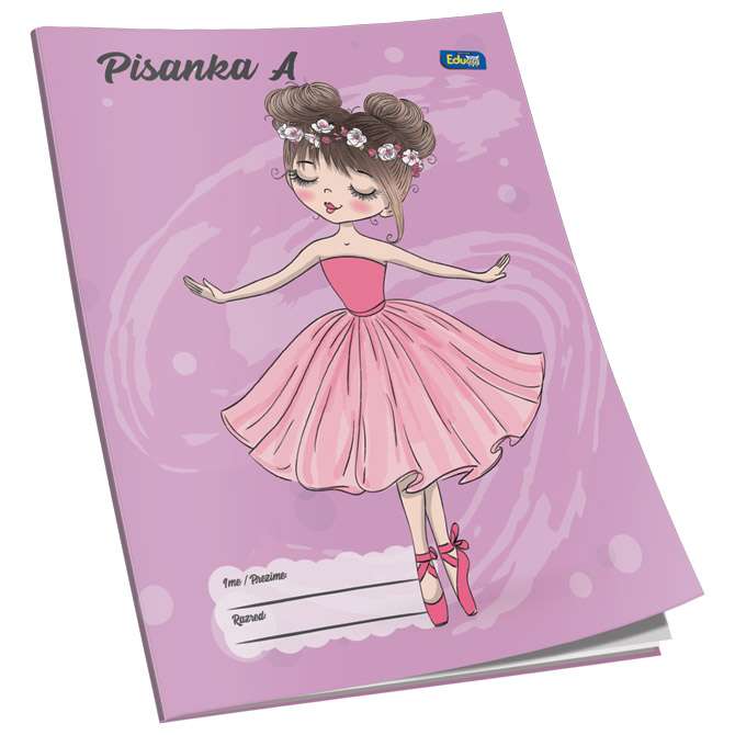 Obrazac školski pisanka "A" za 1razred Educa