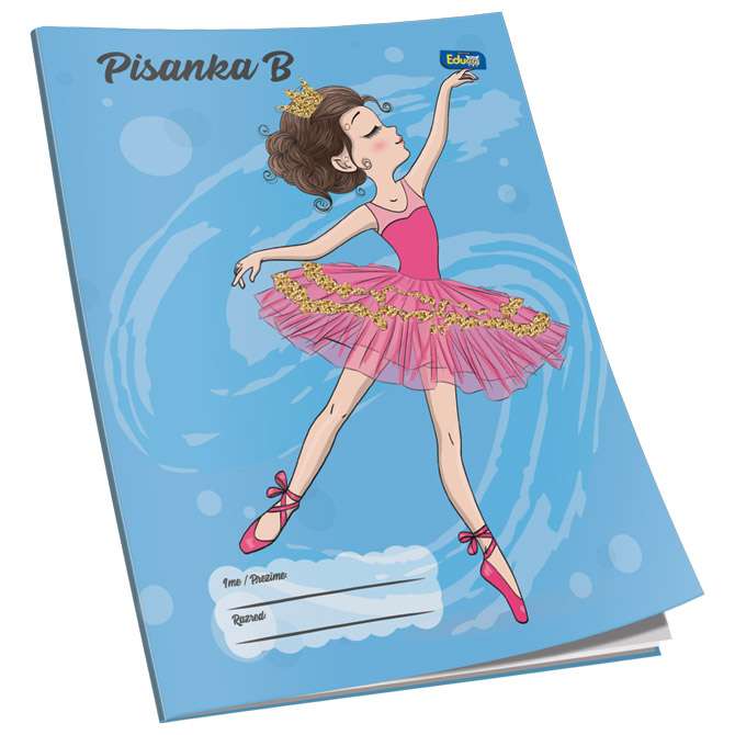 Obrazac školski pisanka "B" za 1razred Educa