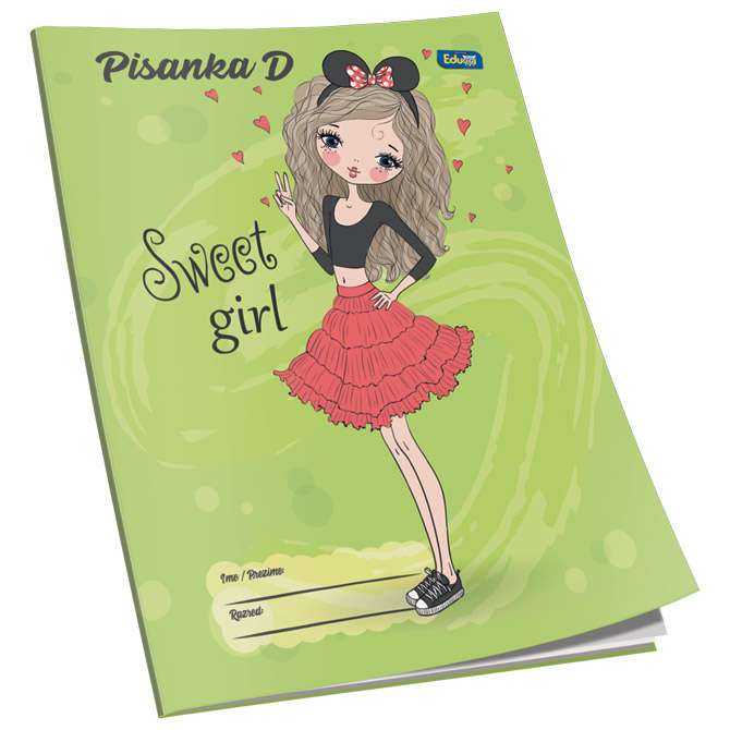 Obrazac školski pisanka "D" za 4razred Educa