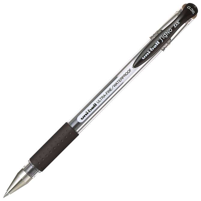 Roler 0,38 mm gel grip (uložak UMR-1) Uni-Mitsubishi UM-151 crni