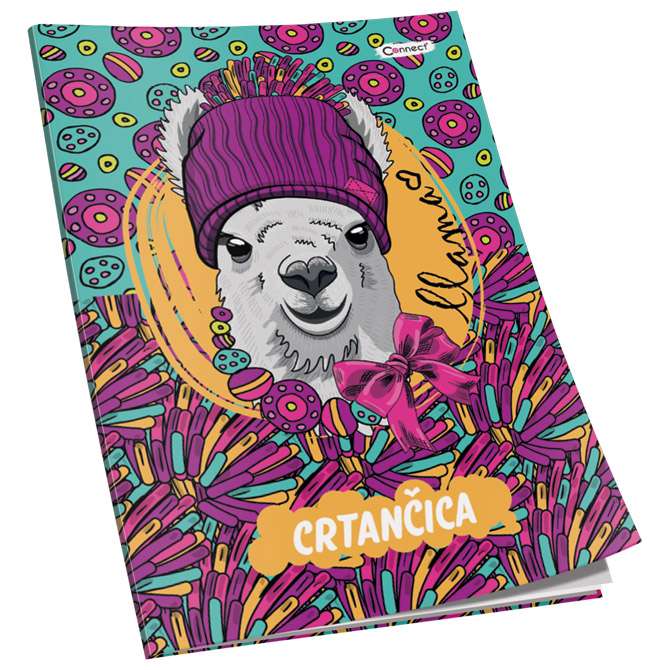 Obrazac školski crtančica za 1razred Premium Connect Girl