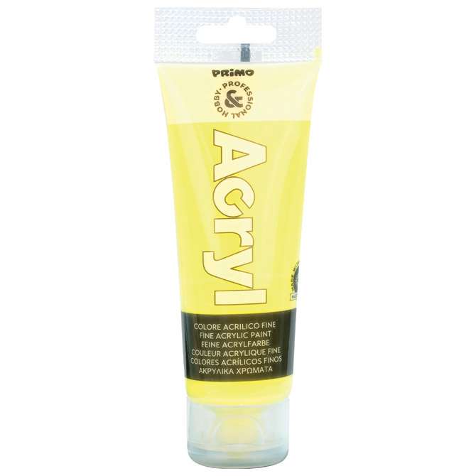 Boja akrilna  75 ml pvc tuba Primo H&P 420TAF75210N fluorescentno žuta