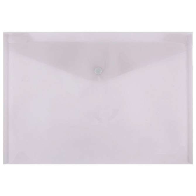 Kuverte s gumbom A4 pp Donau 8544001PL-02 prozirne boja dima