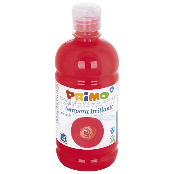 Boja tempera  0,5 litre Primo base 202BR500300 crvena