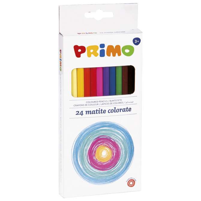 Boje drvene  24boje Primo 504MAT24E blister!!