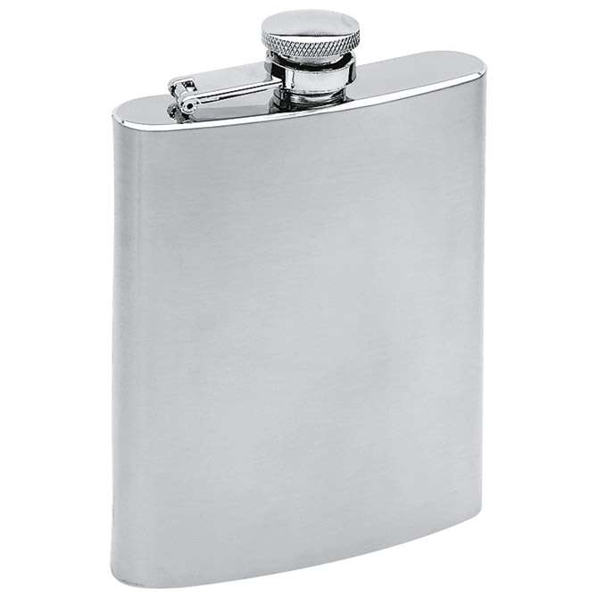 Pljoska metalna 200 ml srebrna