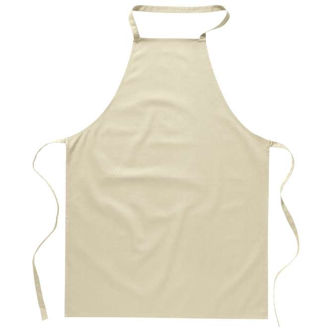Pregača za kuhanje pamučna 65x90 cm bež