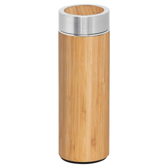 Boca termo bambus+metalna unutra 430 ml!!