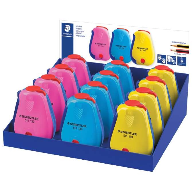 Šiljilo metalno s pvc kutijom Staedtler 511 130-S sortirano!!