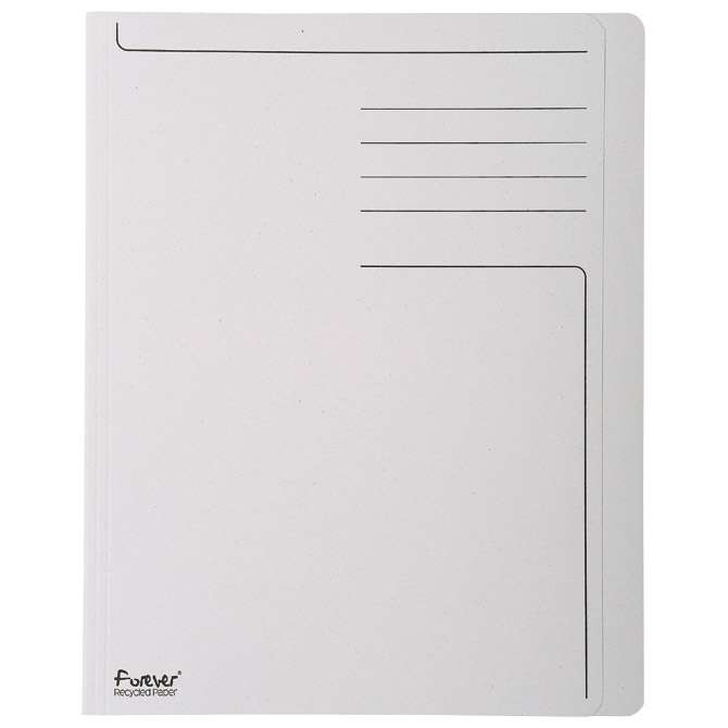 Fascikl BB prešpan karton 25x32 cm 280g Exacompta 441019E sivi