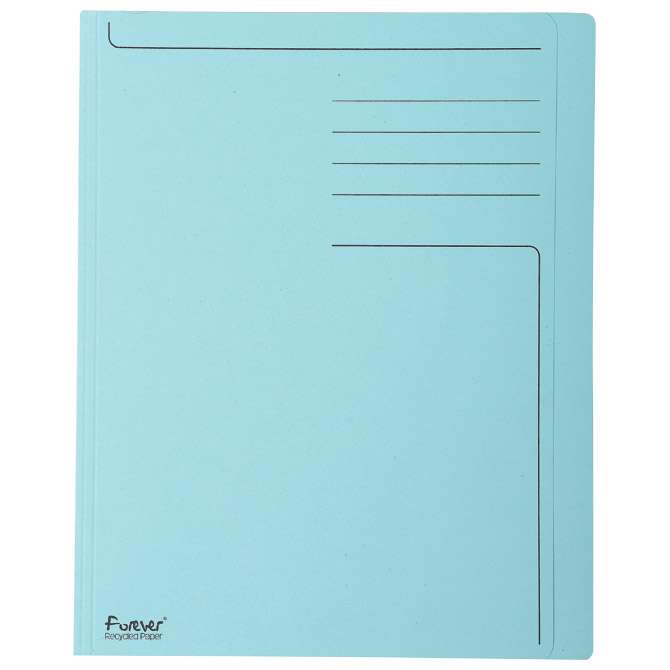 Fascikl BB prešpan karton 25x32 cm 280g Exacompta 441006E svijetloplavi