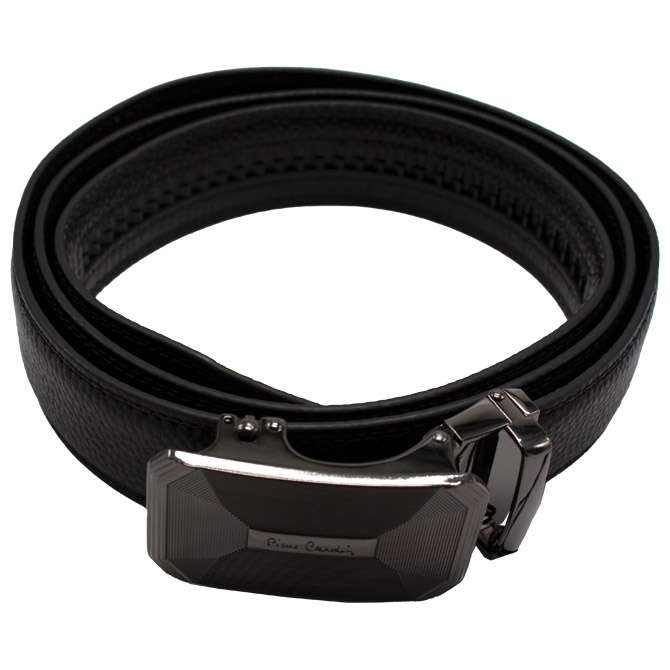 Remen muški širina 3,4 cm Pierre Cardin 555 crni