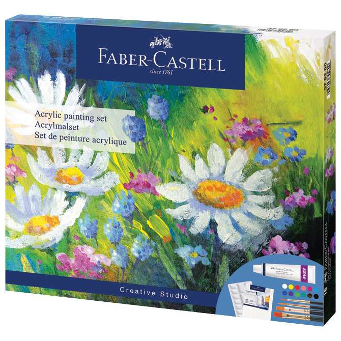 Set boja akrilnih u tubi 9 ml pk18 Faber-Castell 379280