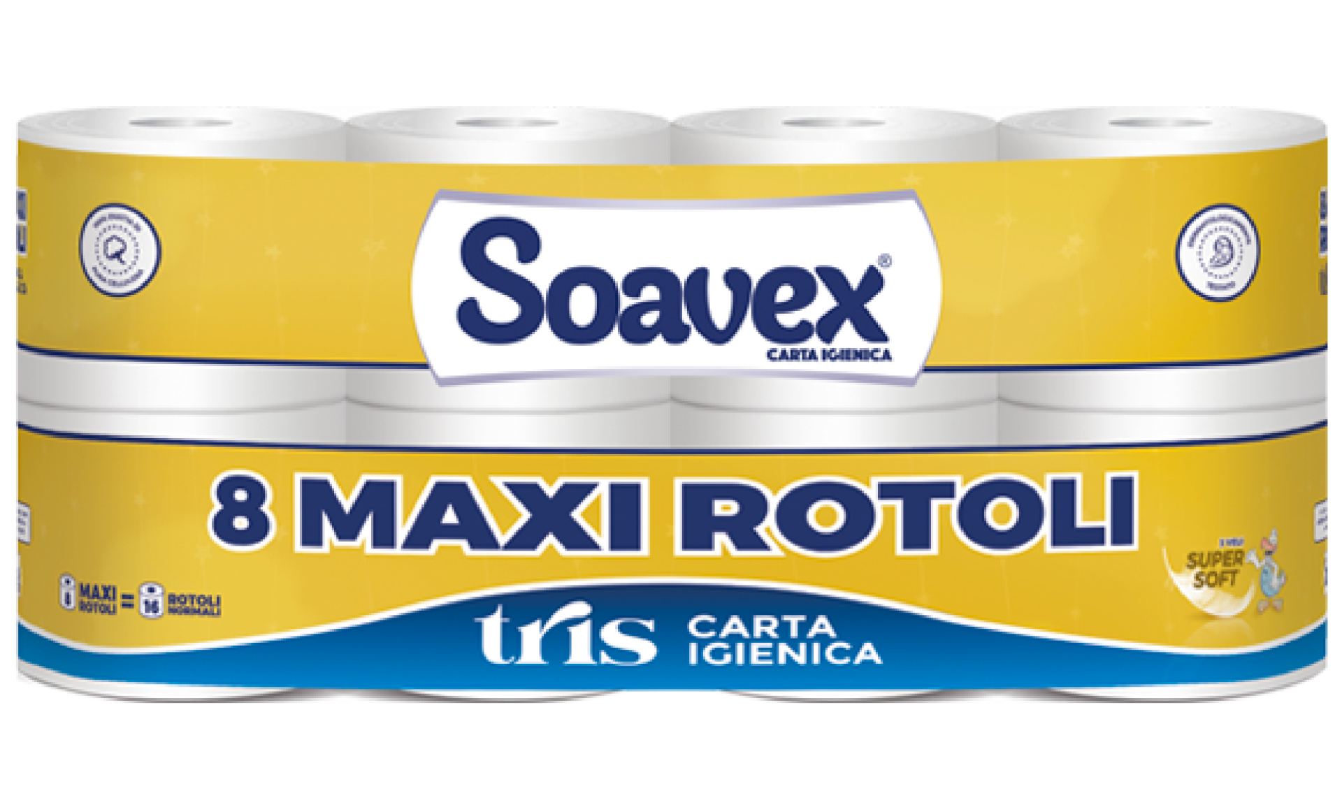 TOALETNI PAPIR SOAVEX TRIS 3-SLOJA  8/1