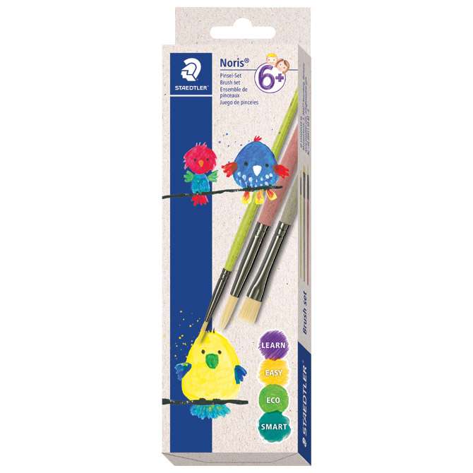 Set kistova od sintetičkih vlakana pk3 Staedtler 989R-S BK3 sortirano blister!!