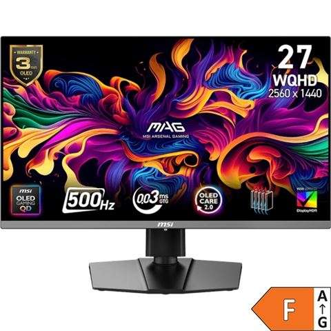 MON 27 MSI MAG 272QP QD-OLED X50