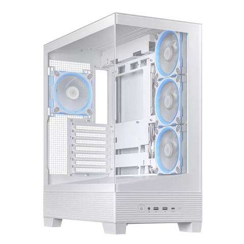 KUĆIŠTE ASUS A31 PLUS TG ARGB WHITE