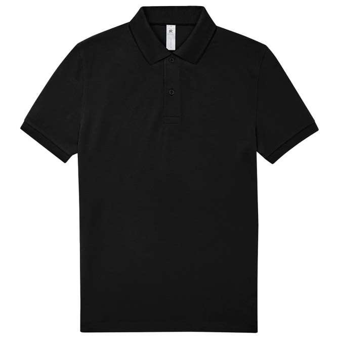 Majica kratki rukavi B&C MyPolo180 180g crna XL