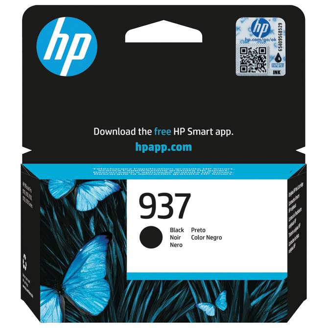 Ink Jet HP.no.937XL 4S6W9NE original crni