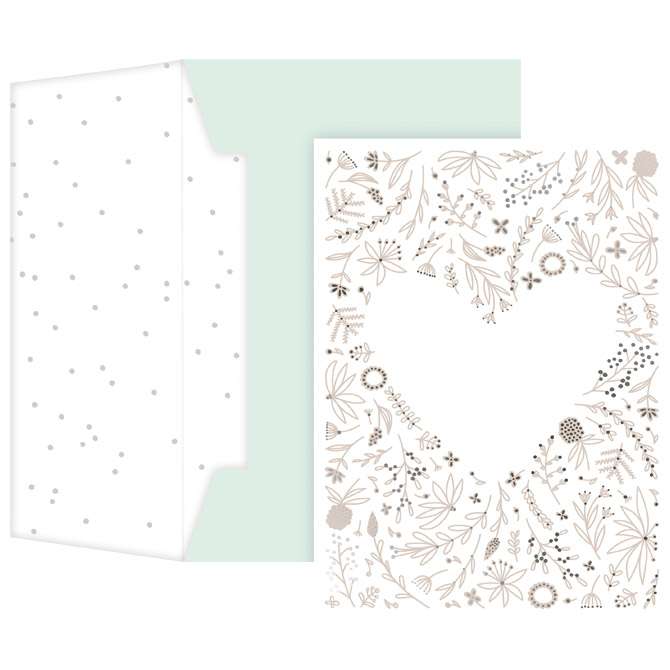 Čestitka 10,5x14,8 cm Wedding Stewo 5100 51 blister