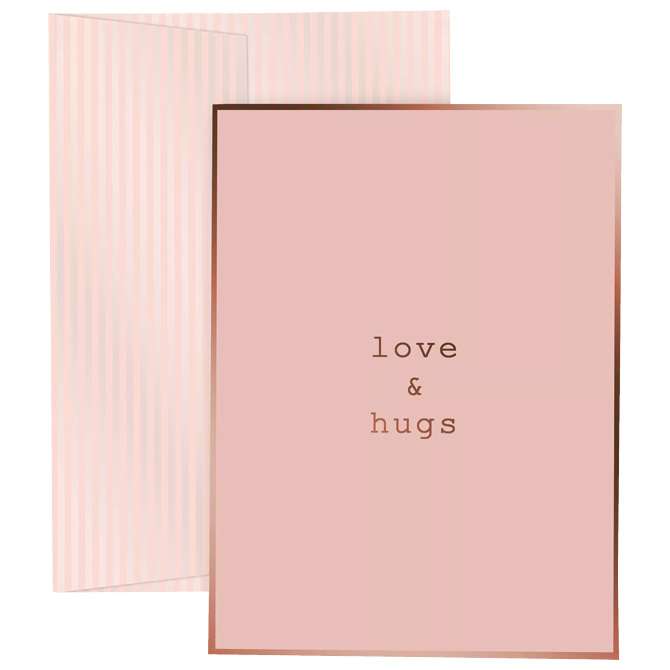 Čestitka 10,5x14,8 cm Love&Hugs Stewo 9965 26 blister