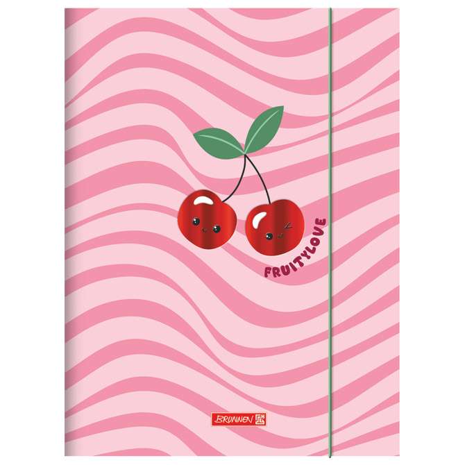 Fascikl klapna s gumicom karton A3 Fruity Love Brunnen 10-47030 522